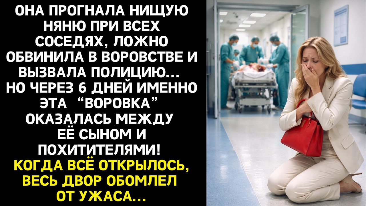 Миллионерша,унизив,  несправедливо уволила няню. А через 6 дней эта женщина решала судьбу её ребёнка