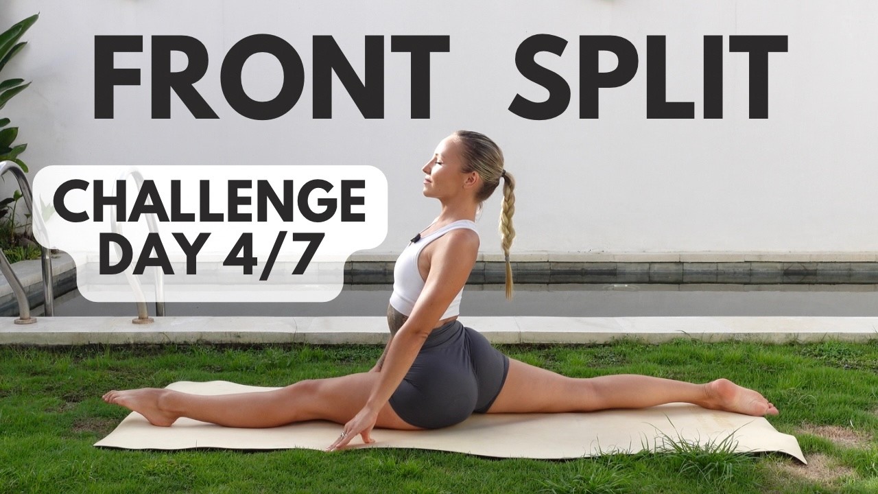 HOW TO DO THE SPLIT CHALLENGE 4/7 (follow along)
