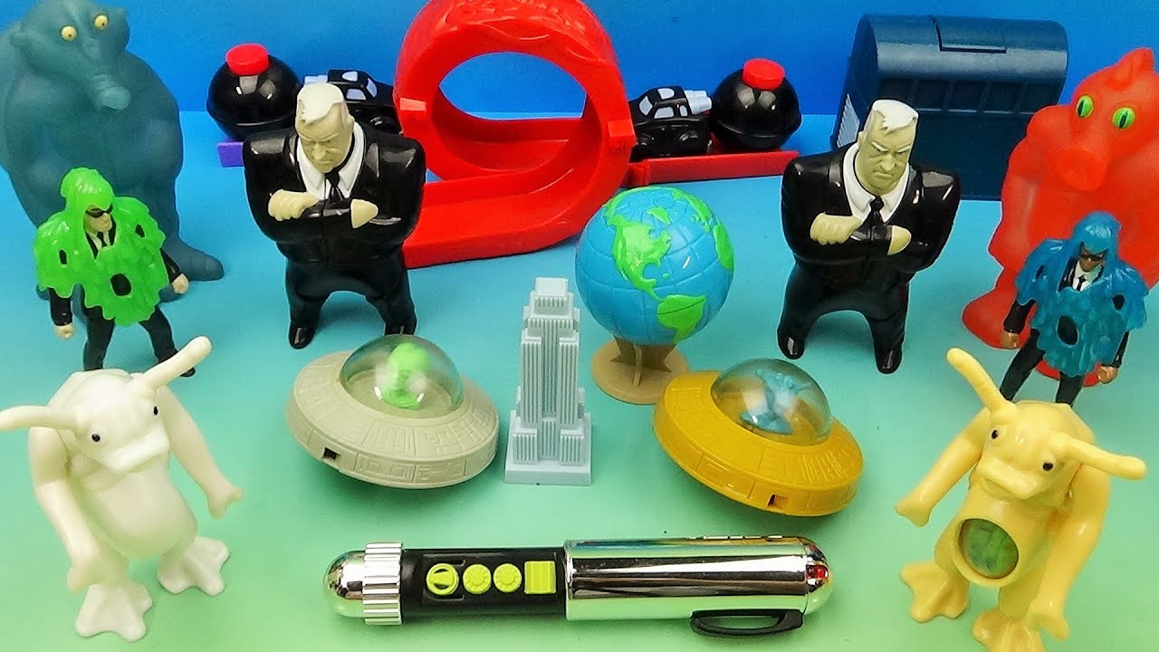 1998 MiB «Люди в черном» — мультсериал, набор из 12 коллекционных предметов телешоу «Бургер Кинг»...