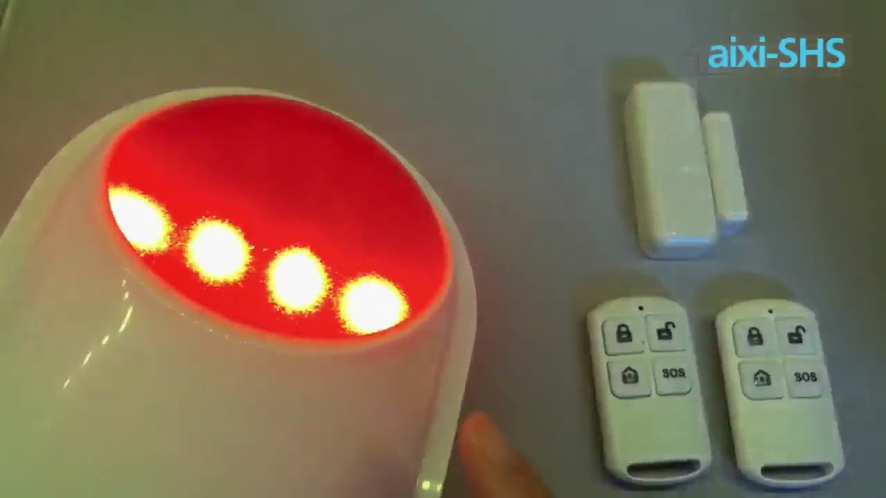 aixi-SHS 433MHz Outdoor Siren Work with PG-103 GSM WiFi Alarm Hub and Detectors