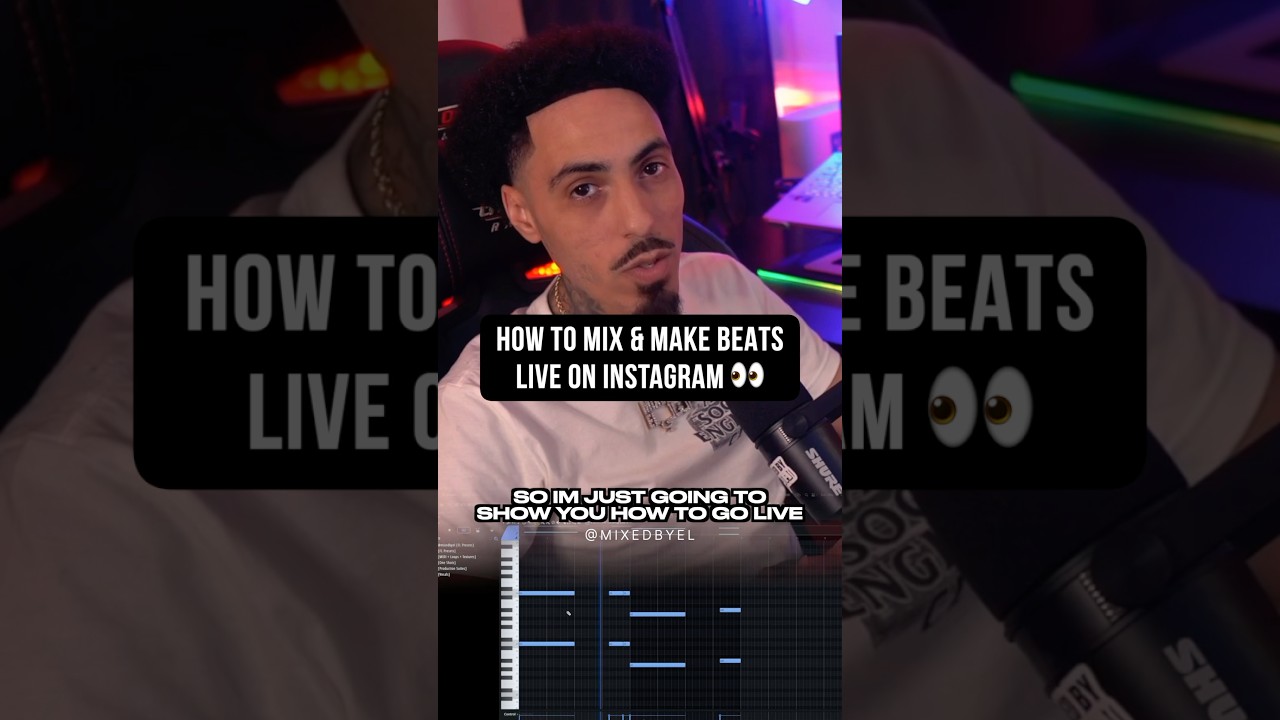 How To Mix & Make Beats Live On Instagram