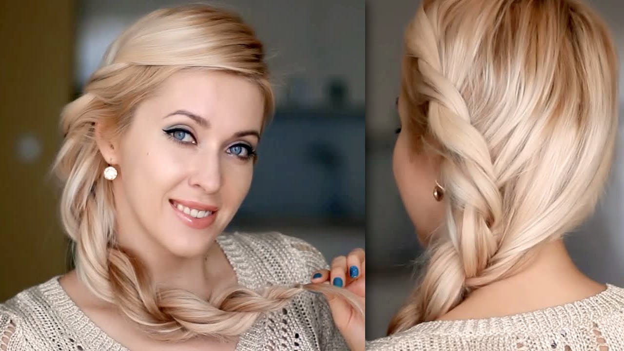 Everyday hairstyle for long hair: twisted rope braid tutorial inspired by Rihanna