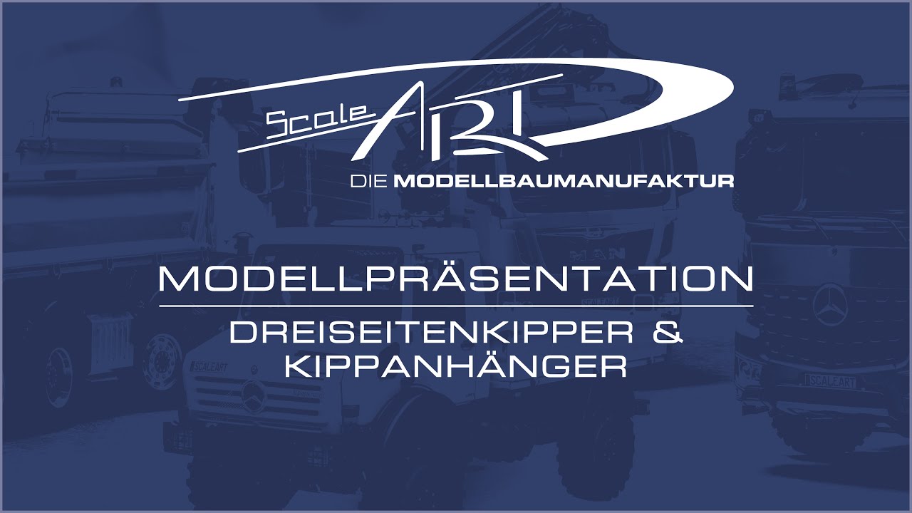 Dreiseitenkipper & Kippanhänger von ScaleART
