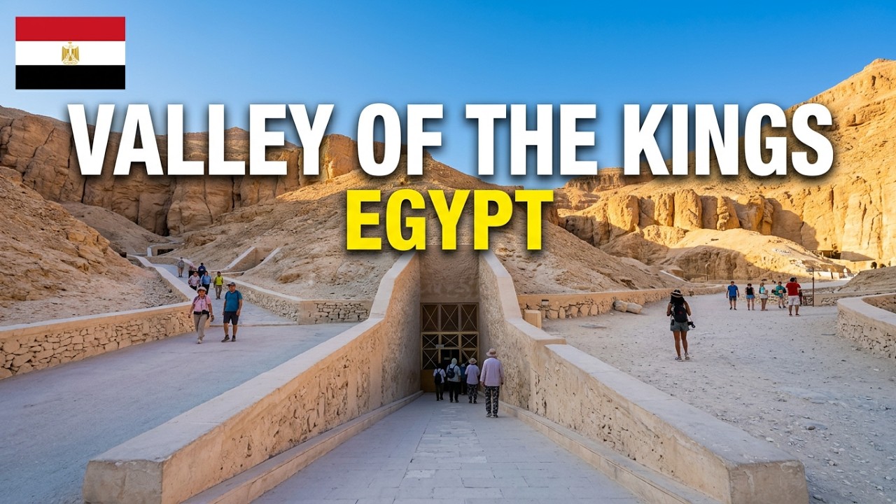 The MYSTERIES of the VALLEY OF THE KINGS  |  What's it like inside?  |  Egypt  |  4K