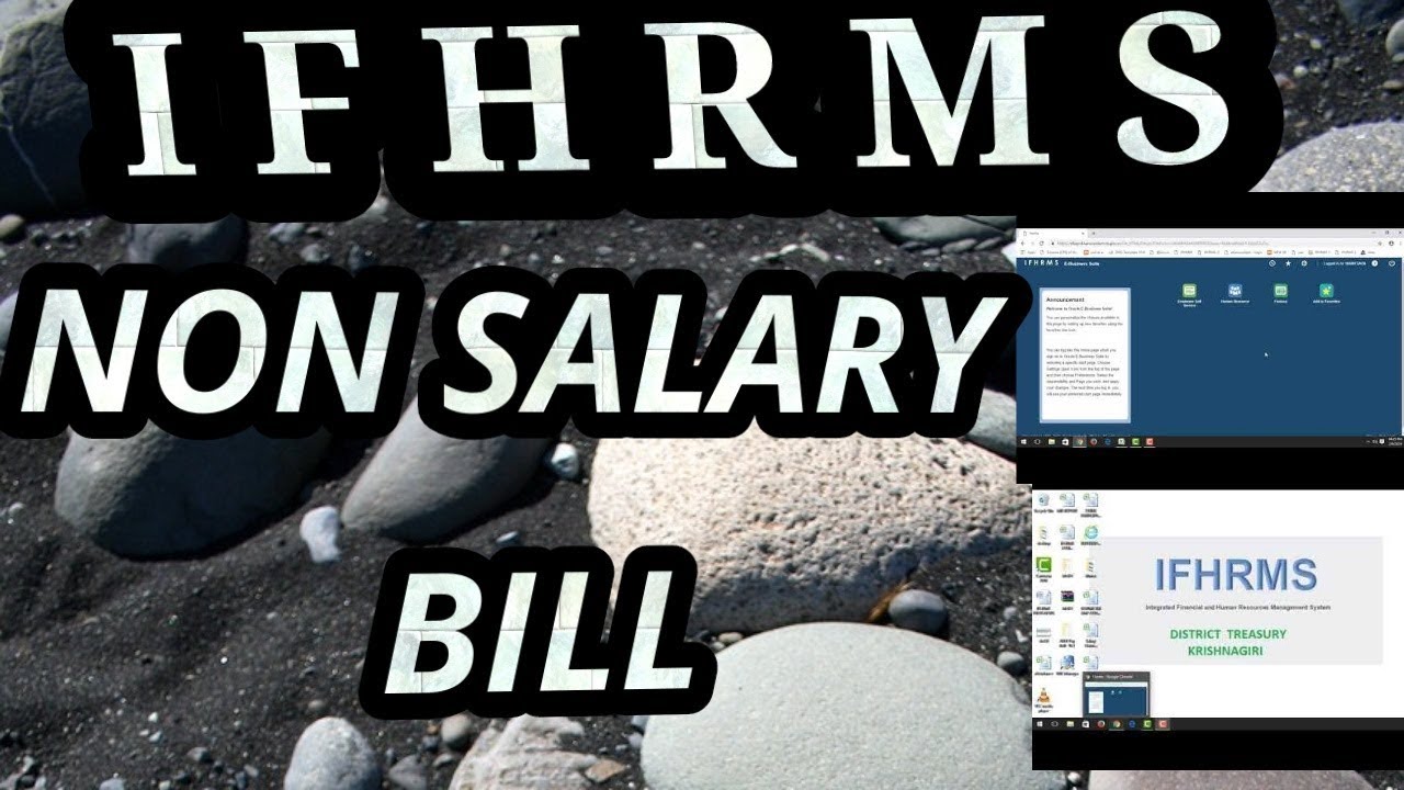 IFHRMS Non Salary bill  | How to  Prepare Non salary bill? in Tamil I TN Govt ||