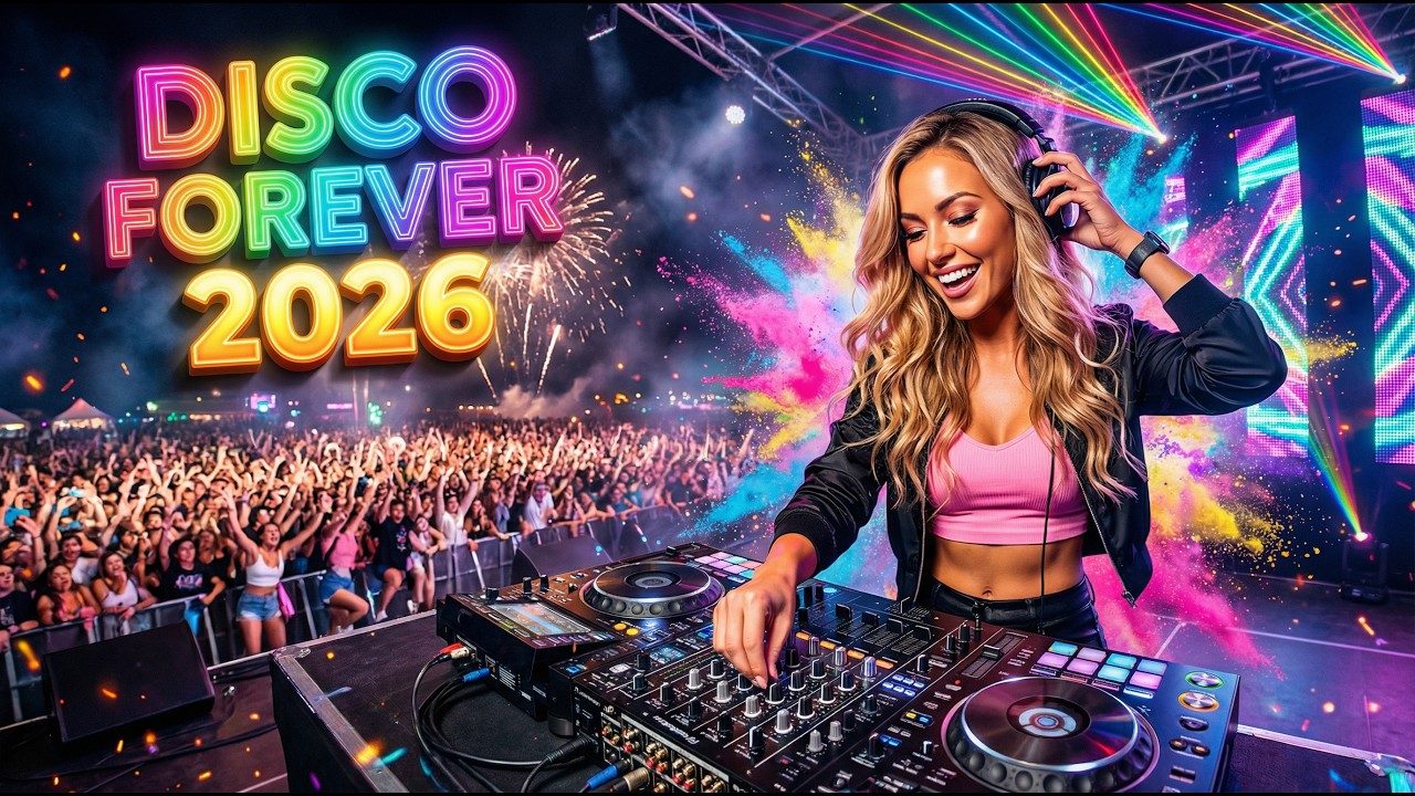 Euro Disco 2026 Ultimate Love 💃 Retro Neon Party