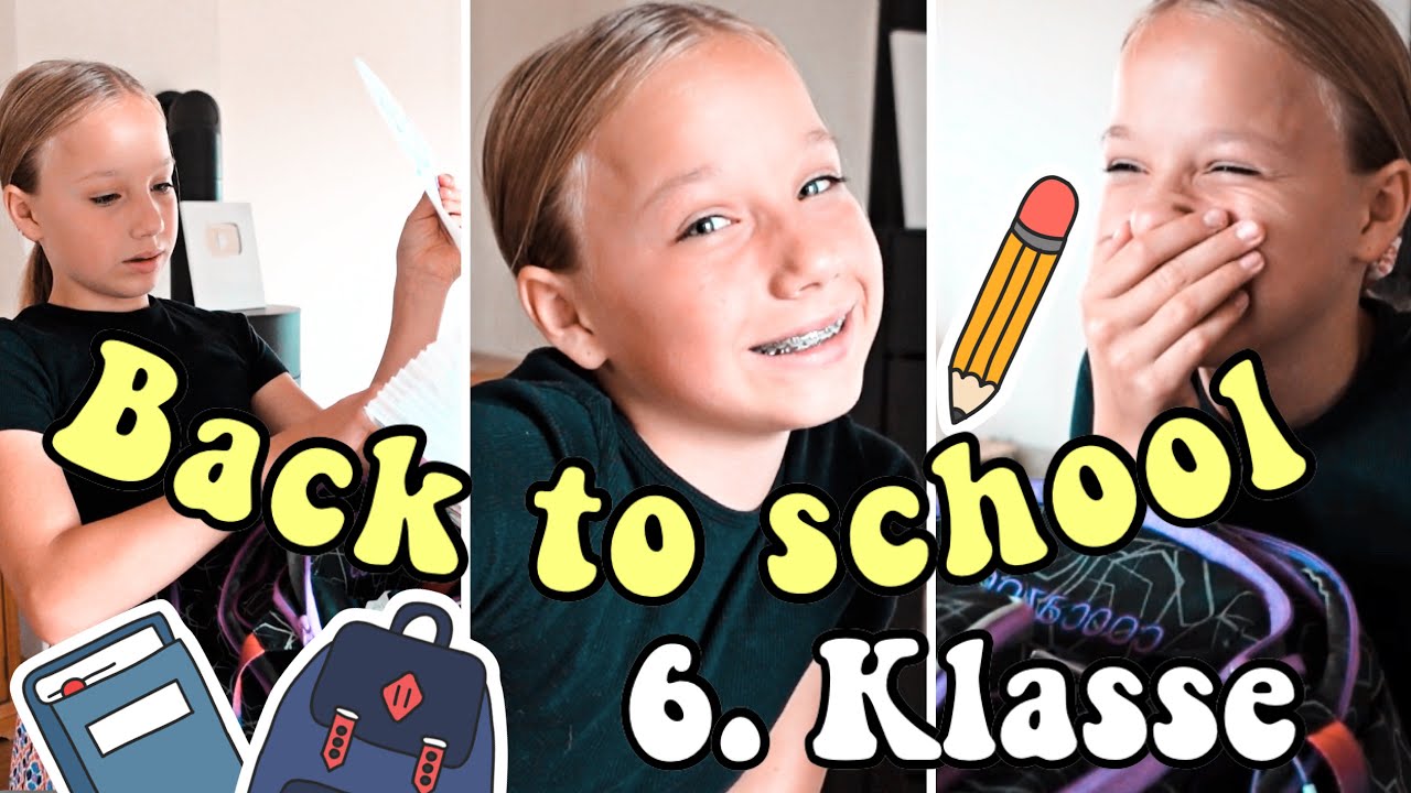 BACK TO SCHOOL 2021 🥳 ALLES FÜR DIE 6. KLASSE 🌻 SCHULRUCKSACK AUSRÄUMEN 😱 HEY ISI