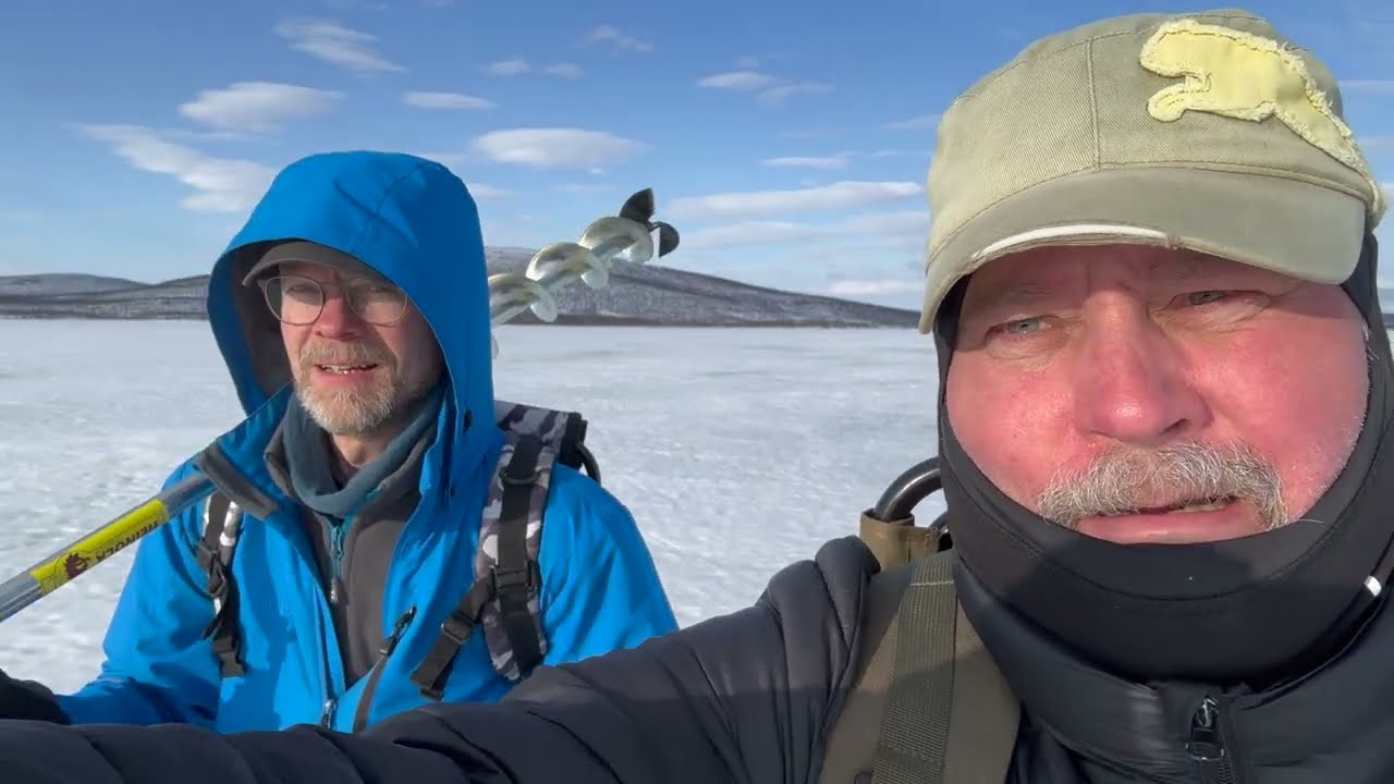 Kilpisjärvi -  lähes pieleen mennyt pilkkivaellus käsivarteen!