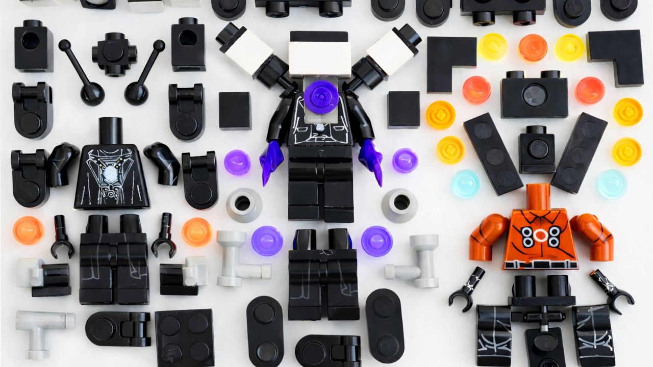 ALL 3 TITANS LEGO Custom Minifigure Build 🔥 Skibidi Toilet