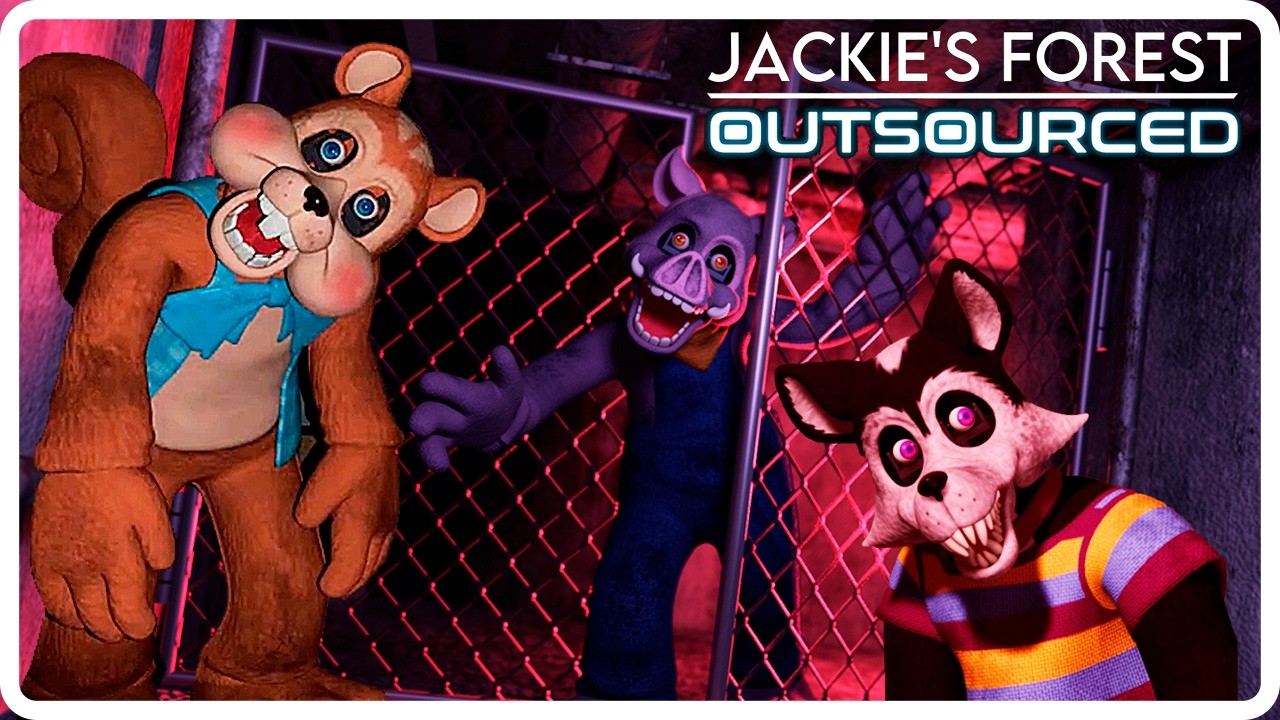 Jackie's Forest: Outsourced (FNAF Fan-Game) Full Walkthrough Night 1-6 & Extras