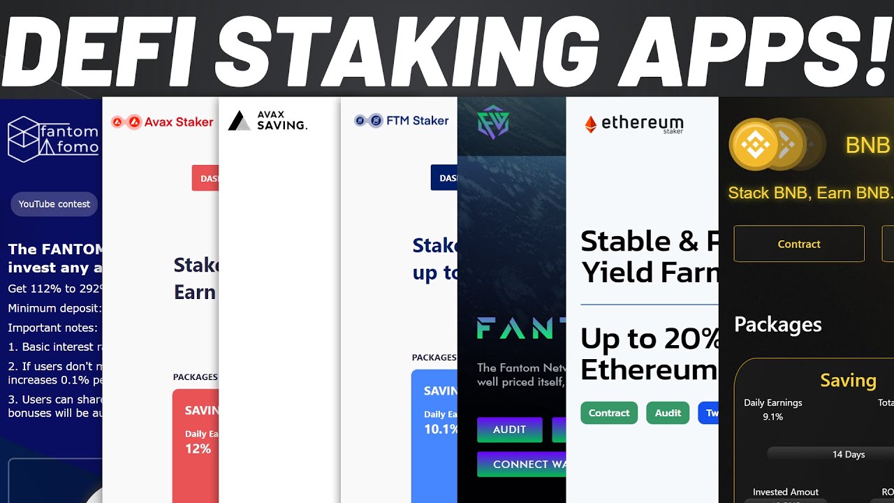 *STAKING UPDATES* The Truth About High Yield Staking AVAX BNB FTM UDSC ETH MATIC