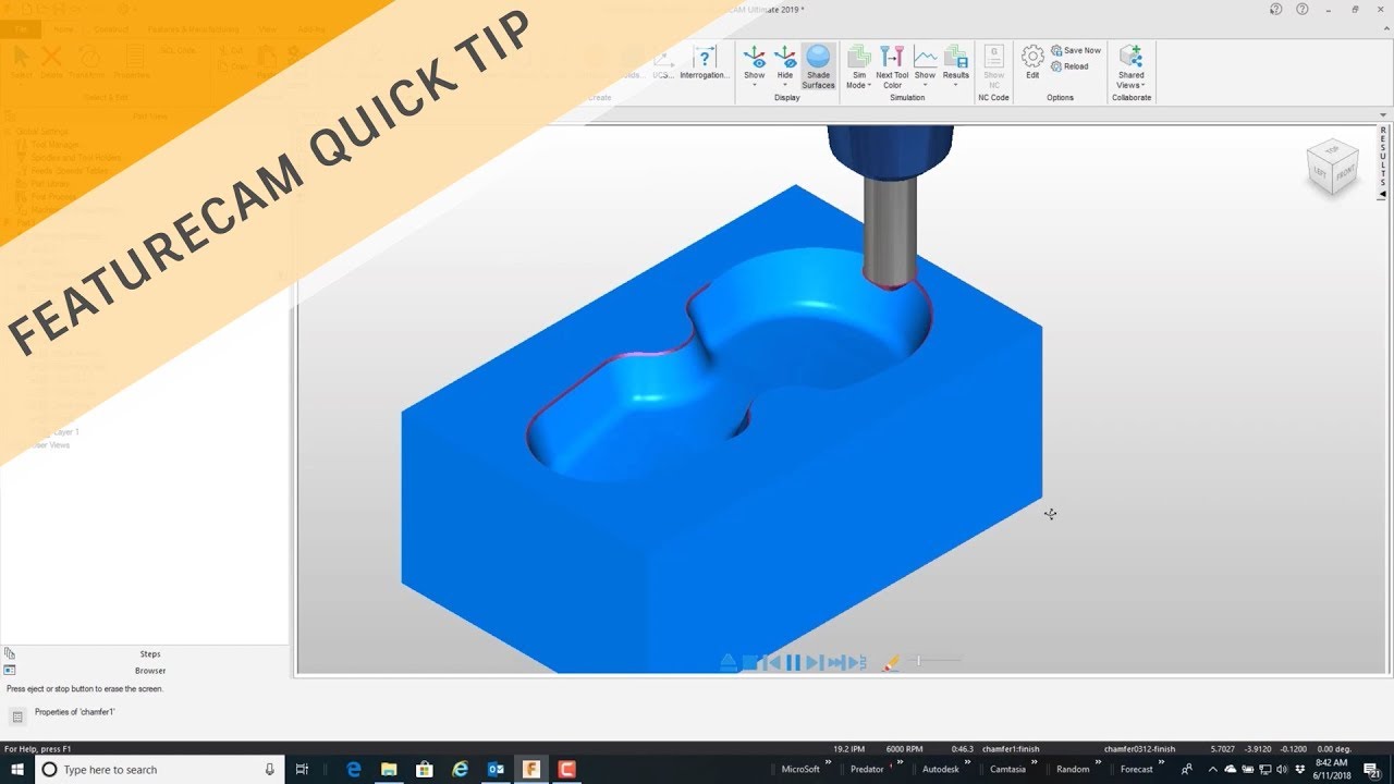 Using a solid model for stock setup