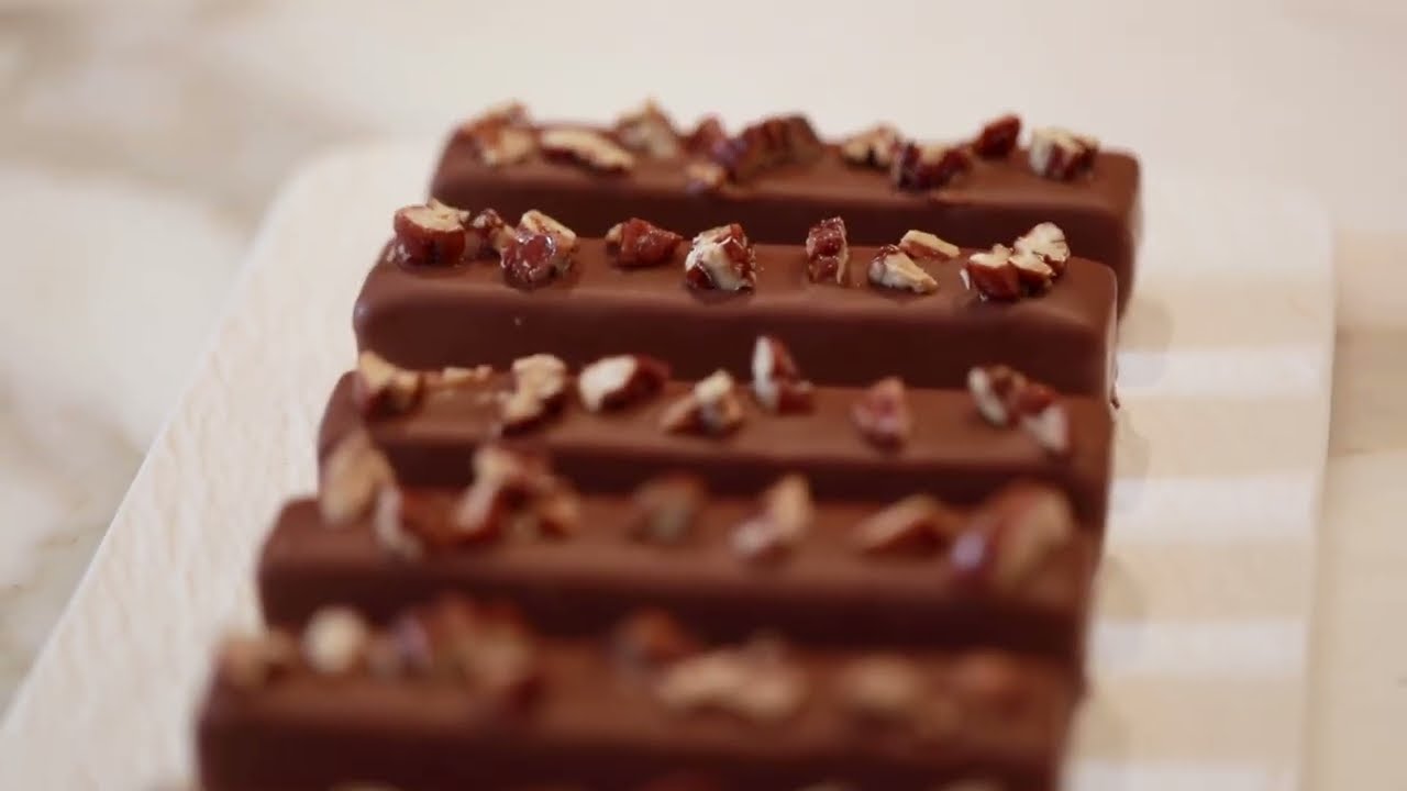 Kirsten Tibballs’ pecan caramel bars