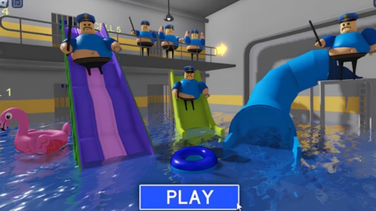 Waterpark Barry's Prison Run Gameplay Walkthrough (Andriod, iOS)