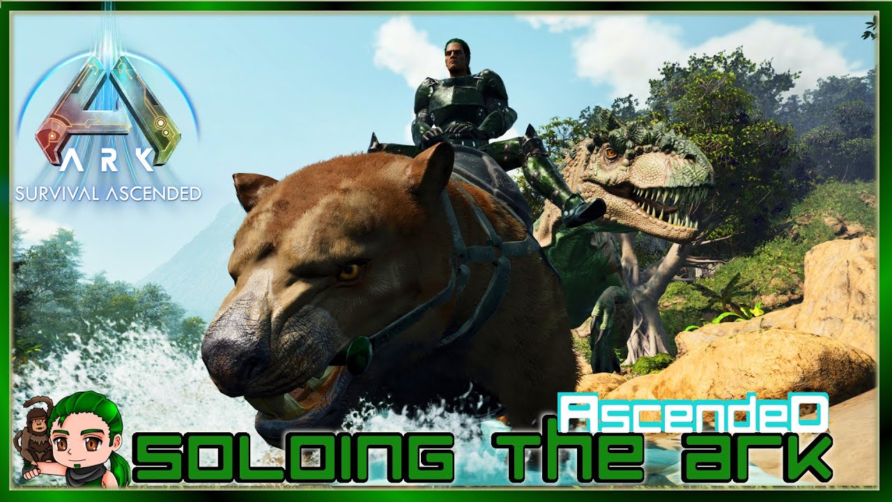 Allosaurus' have Invaded the Blacksands! Soloing the Ark Ascended 26