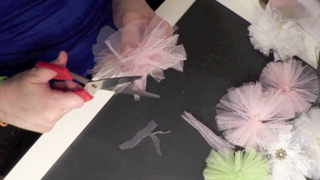 DIY Rapide Chic et Pas Cher : Jolie Fleur en Tulle