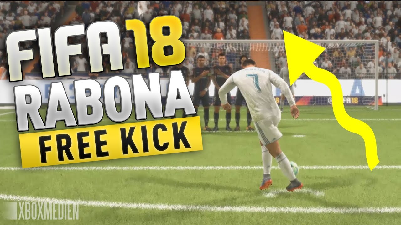 FIFA 18 Rabona Free Kick Tutorial (Xbox One, PS4, PC) Animated Controllers