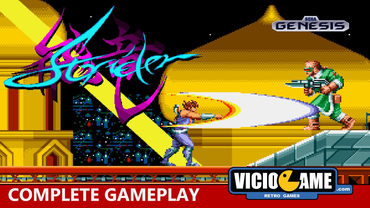 🎮 Strider (Mega Drive) Complete Gameplay