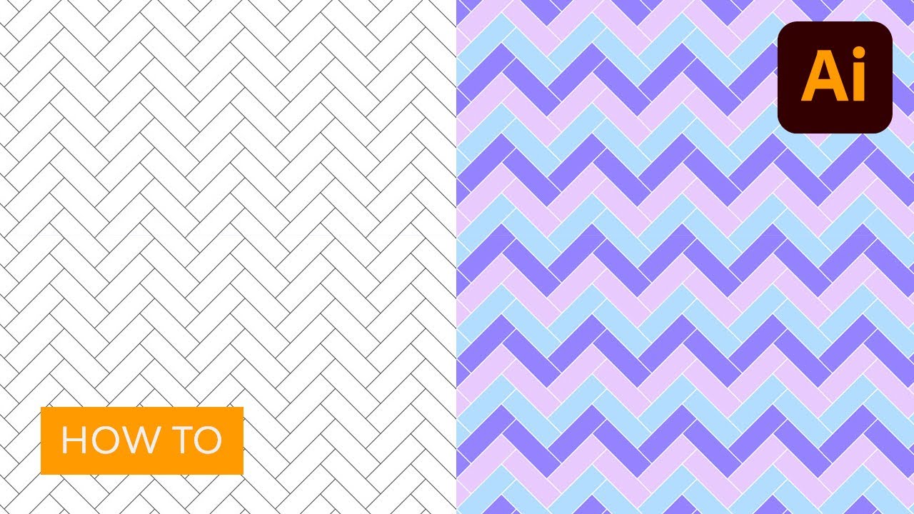 How to Make a Herringbone Pattern in Illustrator