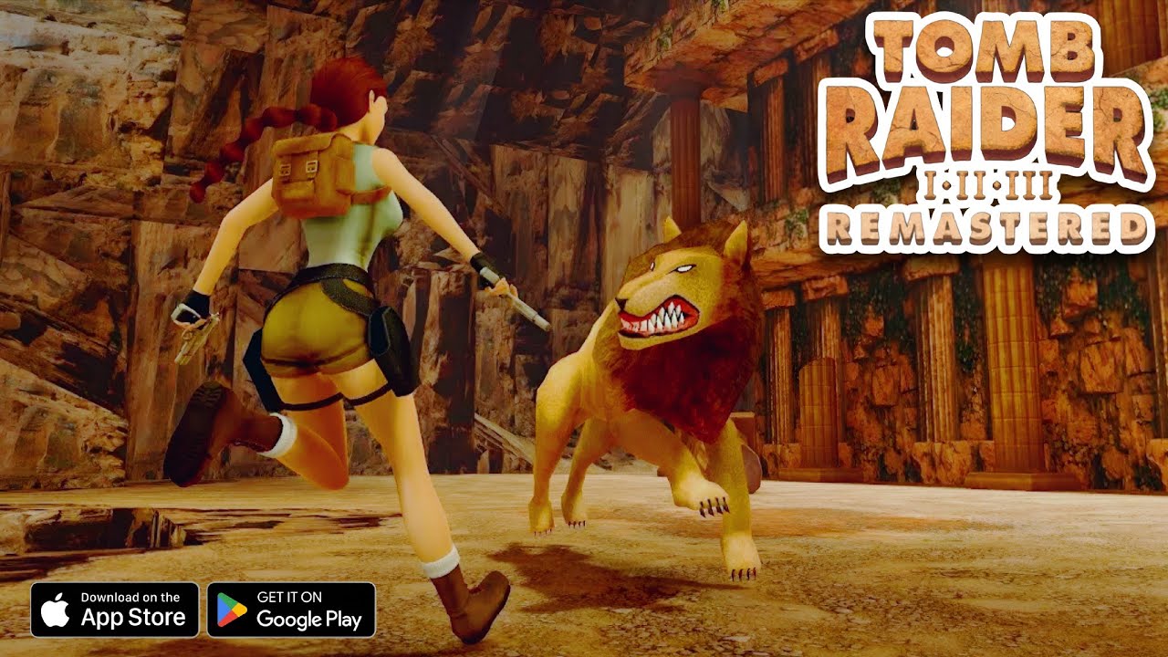 Tomb Raider I-III Remastered Gameplay Android 