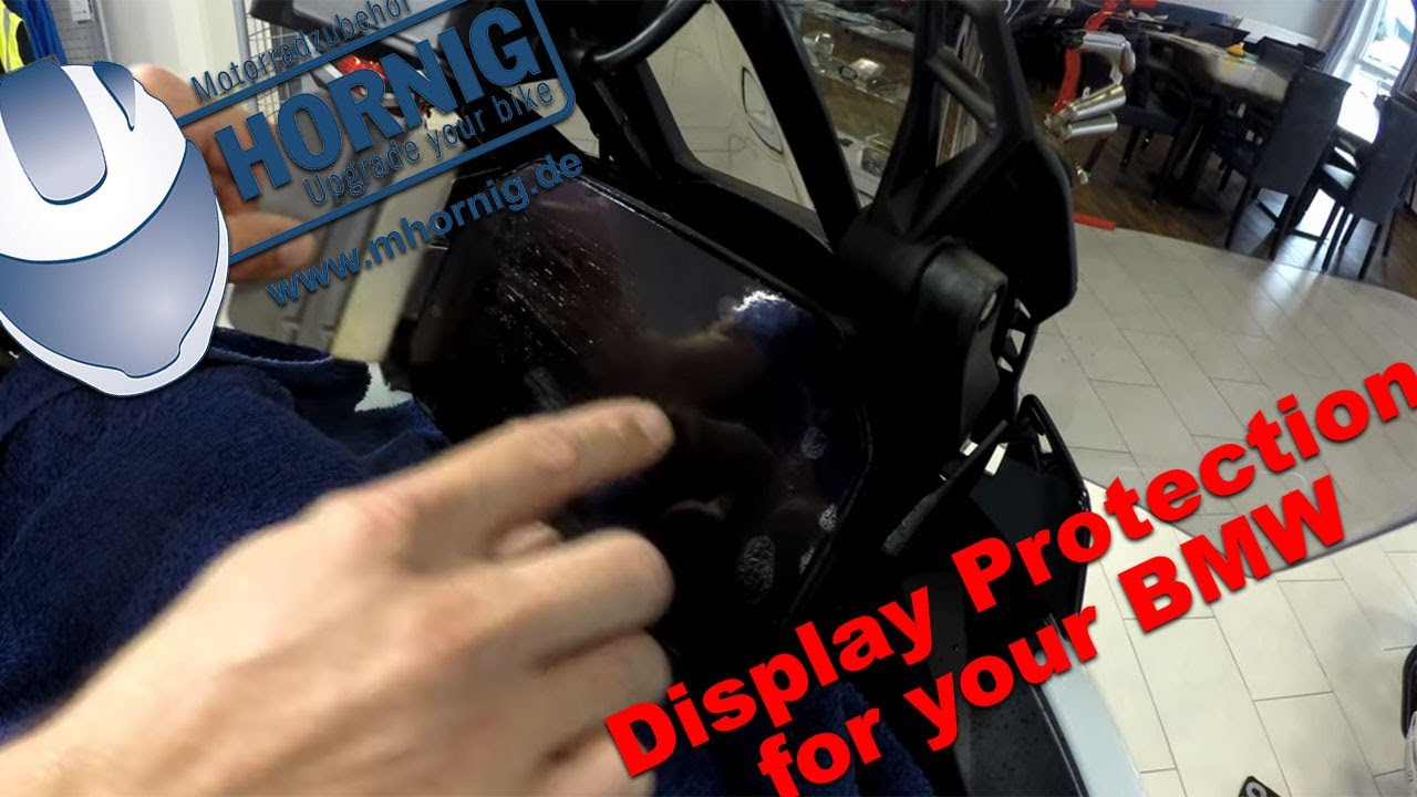 Displayschutzfolie/Display protection foil for BMW Motorrad by HORNIG