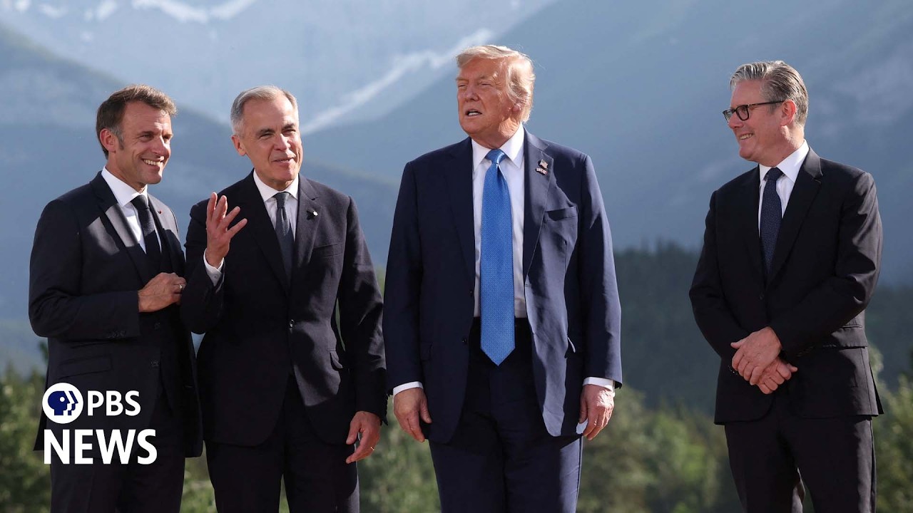 WATCH LIVE: Trump joins official leaders' greeting at G7 summit in France