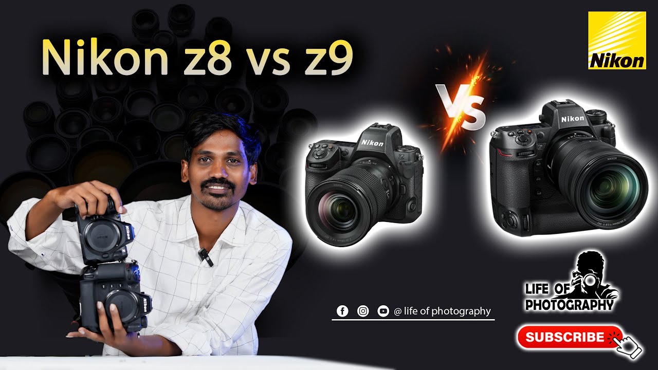 nikon z8 z9 compare & review || #nikonindiaofficial #photography #videography #lifeofphotography ||