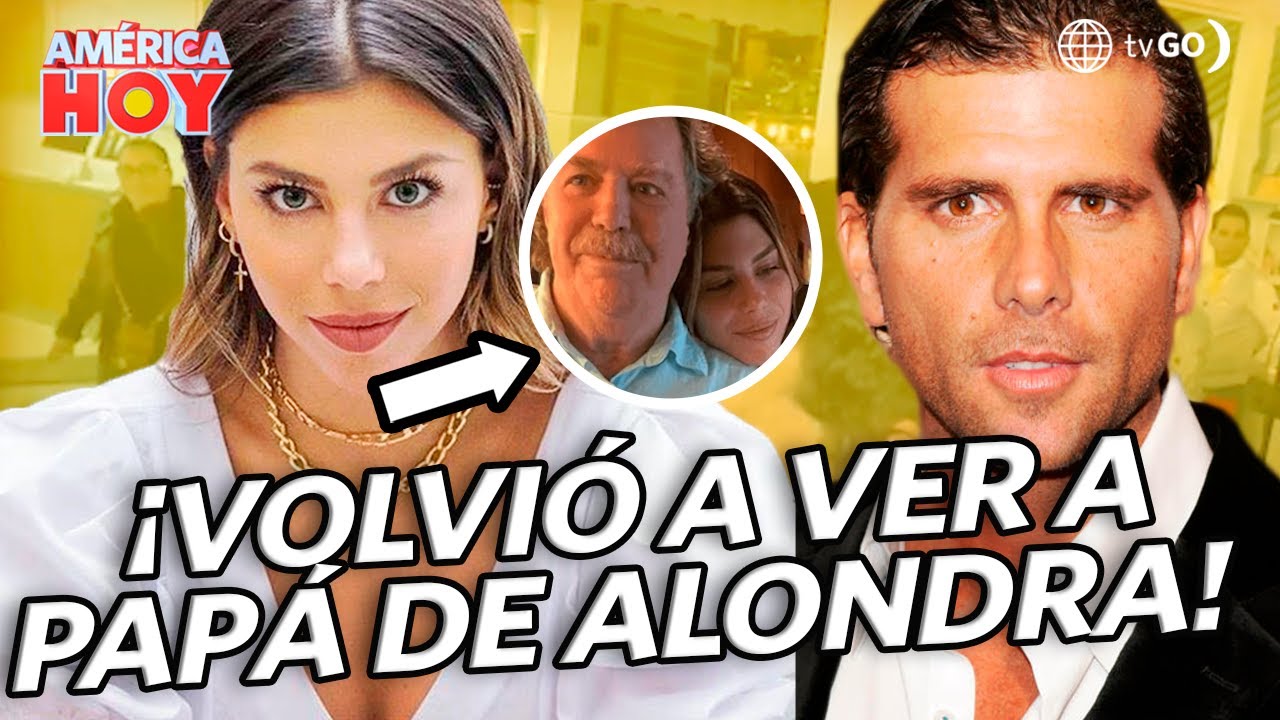 América Hoy: Christian Meier se reencontró con el papá de Alondra García Miró (HOY)