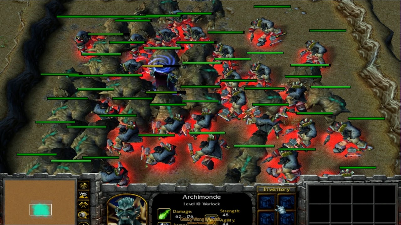 1 Archimonde vs 25 Rexxar (With Skills) 1080p