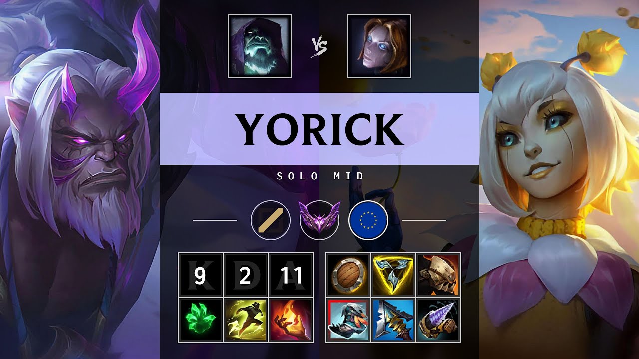 Yorick Mid vs Orianna - EUW Master Patch 25.20