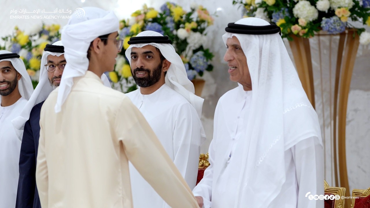 سعود بن صقر يستقبل المهنئين بحلول شهر رمضان المبارك