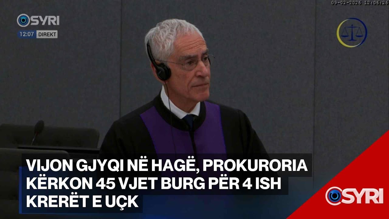 Vijon gjyqi në Hagë, Prokuroria kërkon 45 vjet burg për 4 ish krerët e UÇK