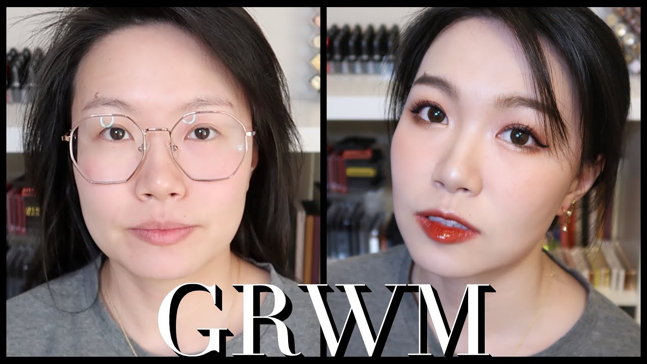 【坤仔】GRWM ｜3CE overtake值不值？｜近期妆容更新 ｜超自然的假睫毛贴法 ｜Canmake花瓣腮红真的可