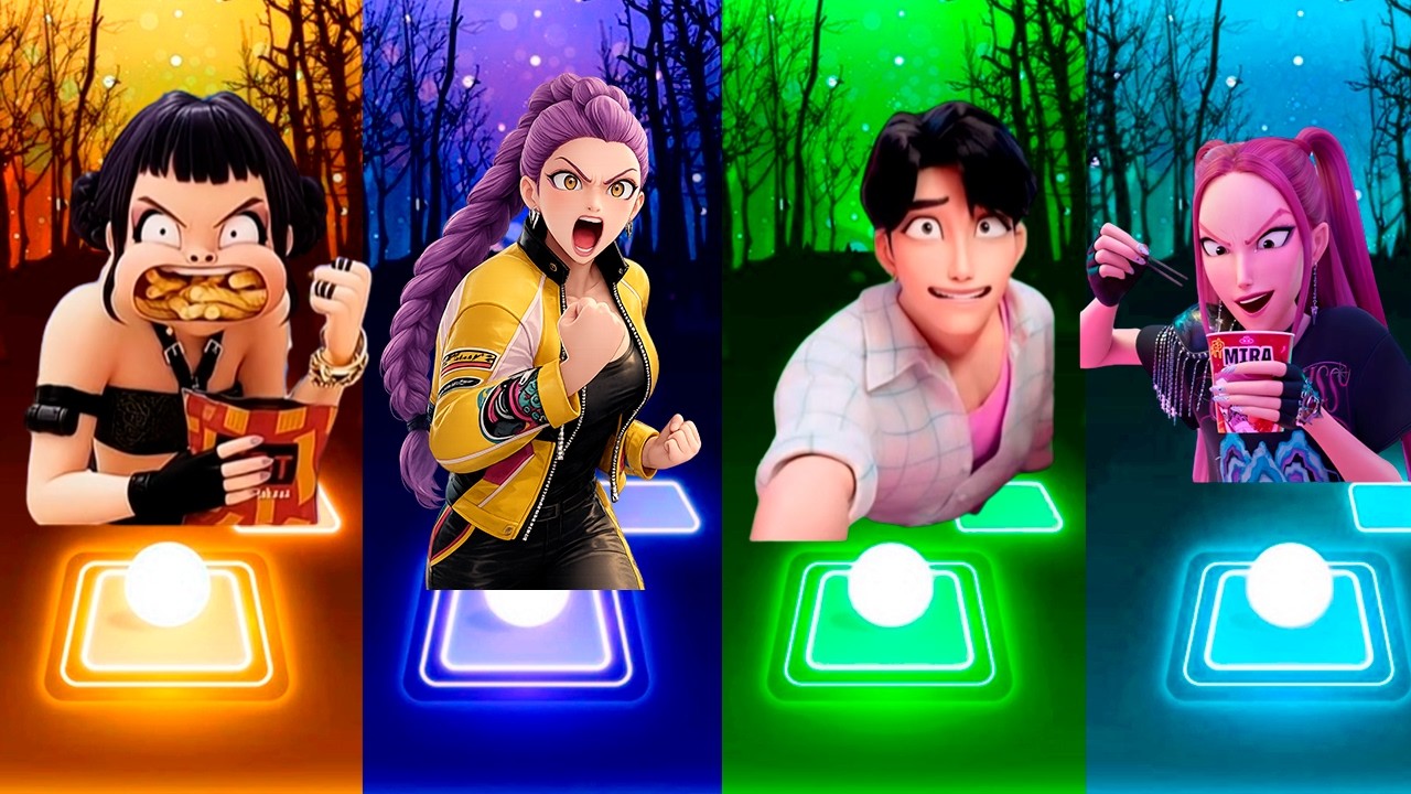 Kpop Demon Hunters Tiles hop 😭