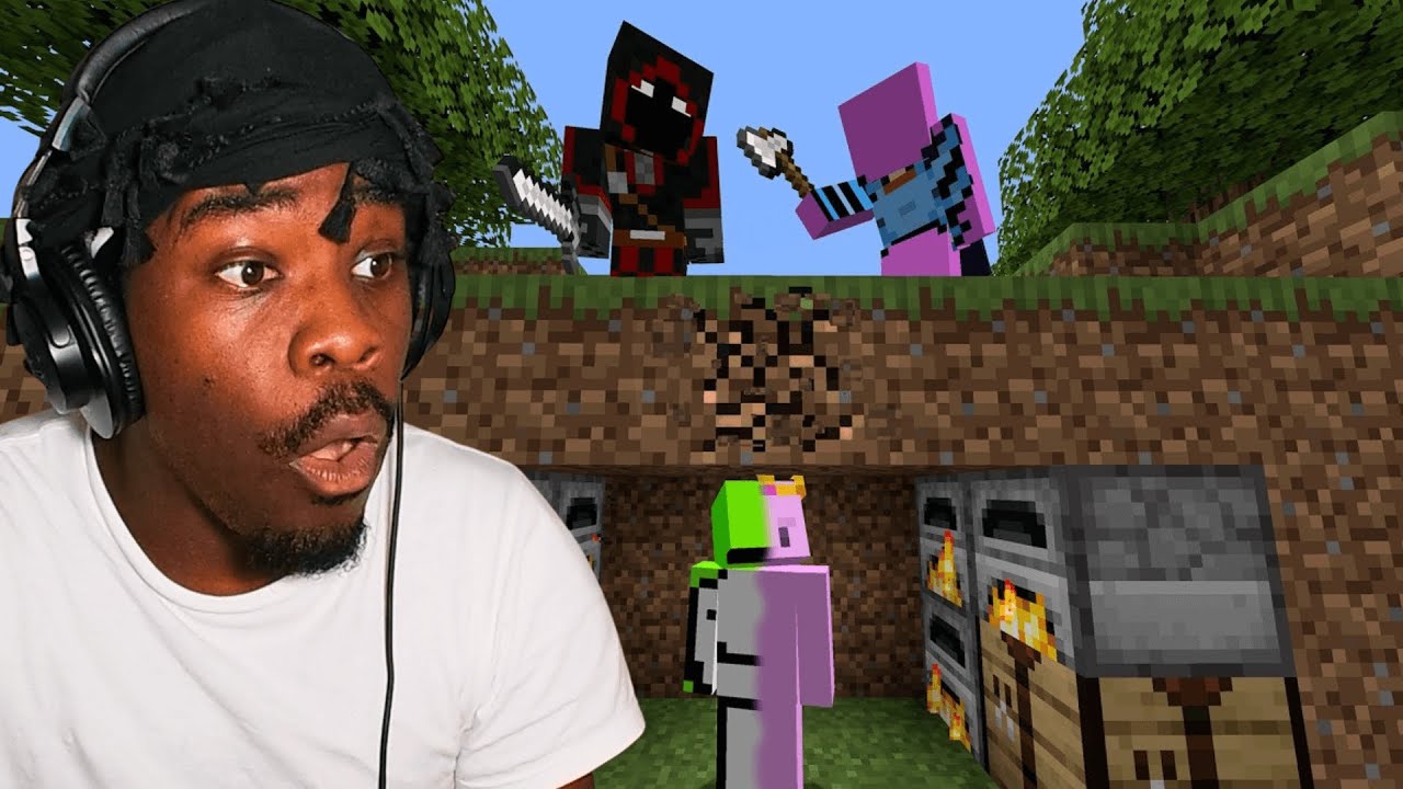 Обмениваться спидренерами Minecraft против 2 охотников было проще простого!