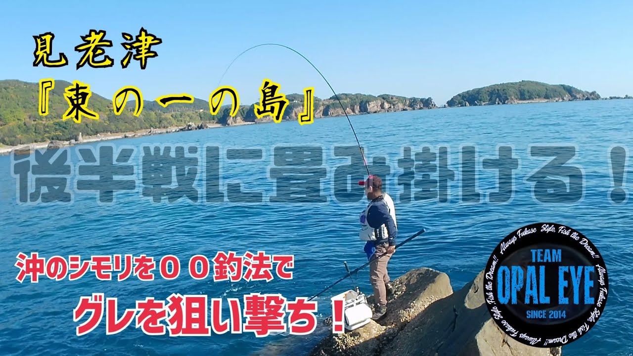 【定例会】見老津『東の一の島』『ハッカイ』でグレ釣りで競ってみた！【5匹総重量】