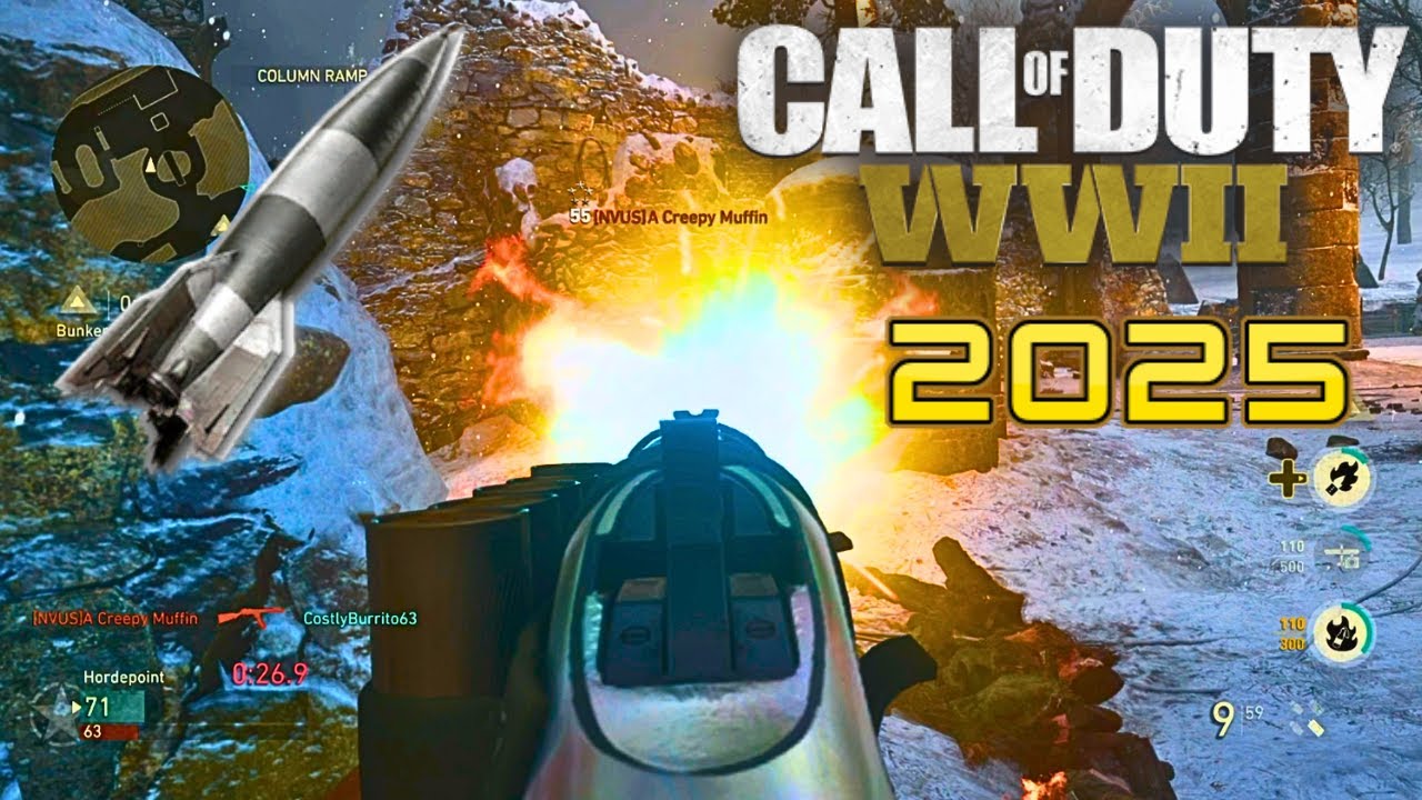 COD WW2 in 2025 - Combat Shotgun V2 Rocket Gameplay (Call of Duty WW2 in 2025)