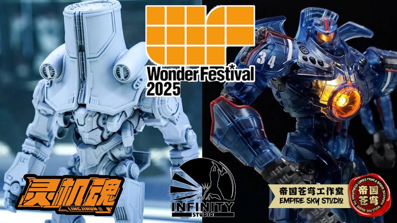 Фигурки Pacific Rim Wonderfest 2025 от LingJiHun/Empire Sky Studios/Infinity Studio