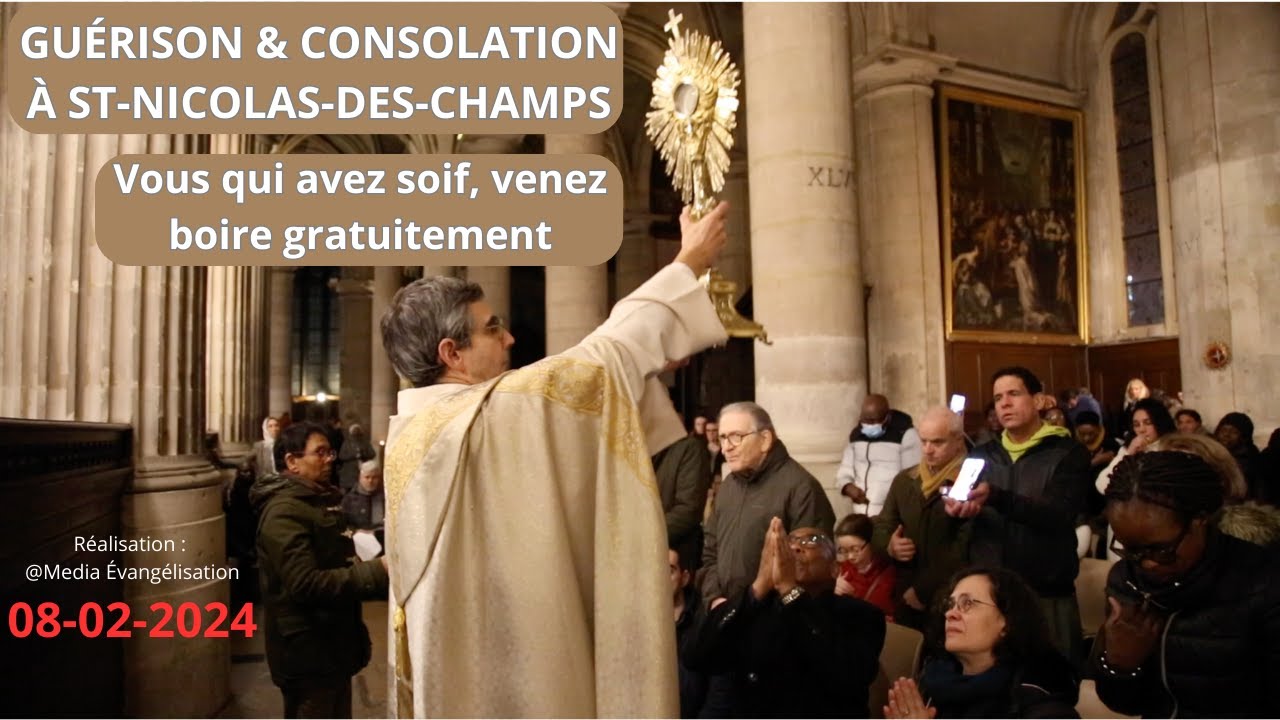Guérison & Consolation/ Prière des malades [Vous qui avez soif, venez boire gratuitement] 08/02/2024