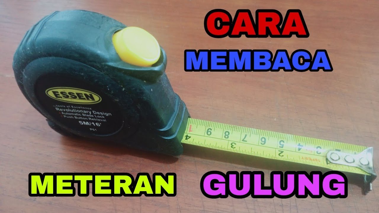 CARA MEMBACA METERAN GULUNG