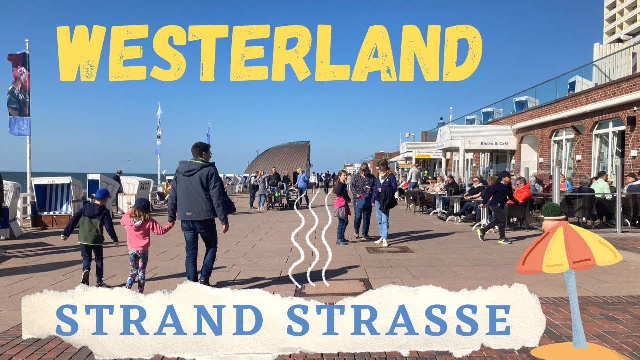Westerland/Sylt/2022 Apr 🇩🇪     (Walking in StrandStra&szlig;e _Strand)