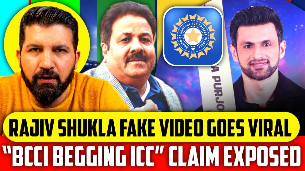 Fake Rajiv Shukla Video Spreads in Pakistan | “BCCI Begging ICC” Claim Exposed | Shukla Denies