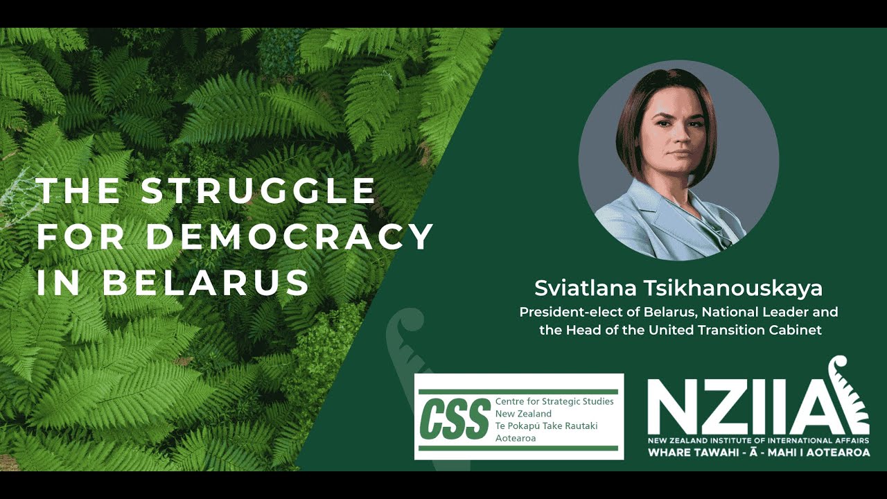 The struggle for democracy in Belarus, with Sviatlana Tsikhanouskaya