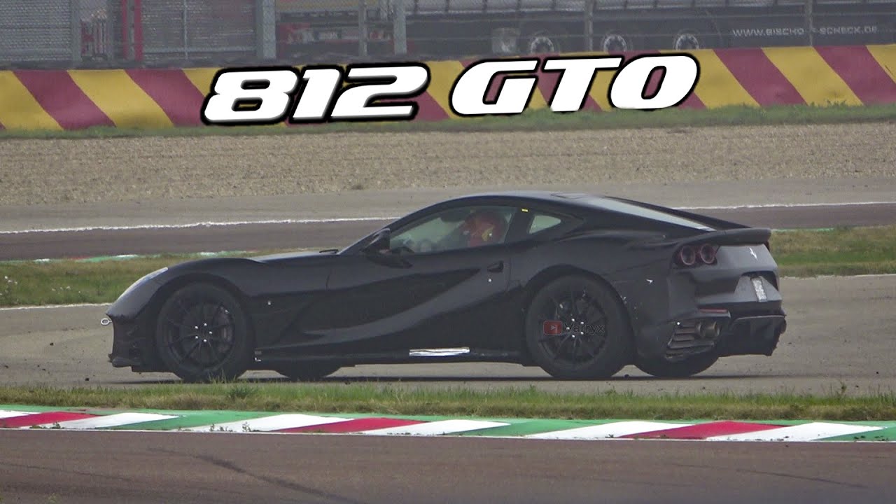 FERRARI 812 GTO / VS PROTOTYPE V12 SOUND AND ROADHOLDING TEST