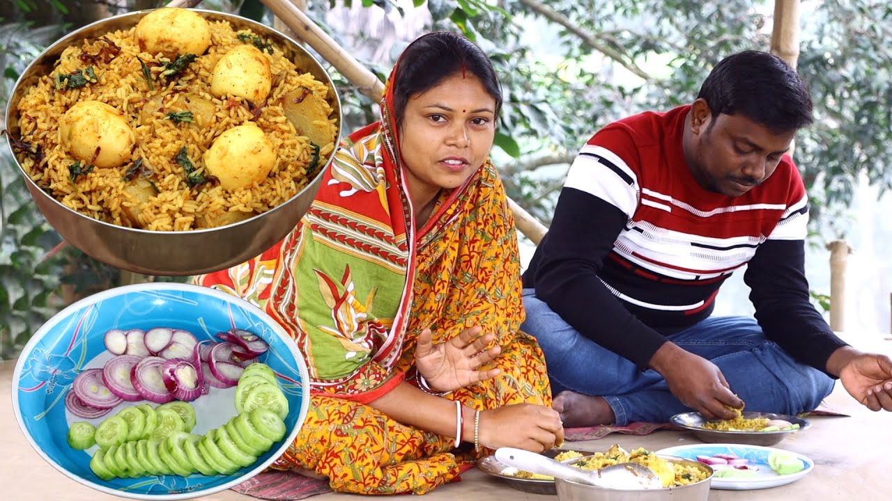 গরীবের বিরিয়ানি / ঘরোয়া চাল দিয়ে দমে না বসিয়েই এক পাকে বানানো বিরিয়ানি