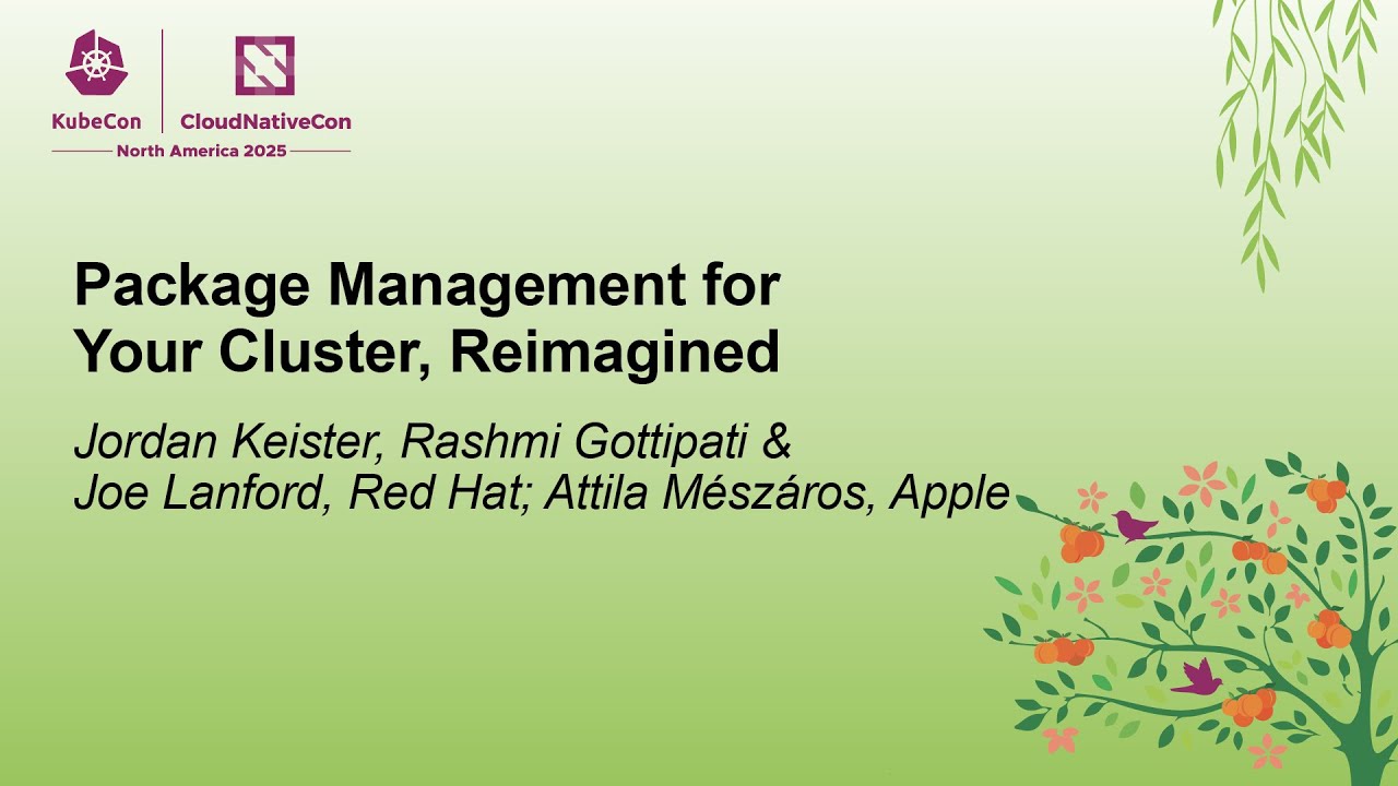 Package Management for Your Clust... Jordan Keister, Rashmi Gottipati, Joe Lanford & Attila M&eacute;sz&aacute;ros