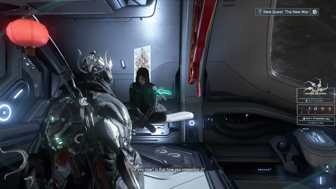 Warframe - Man in the Wall Orbiter conversation