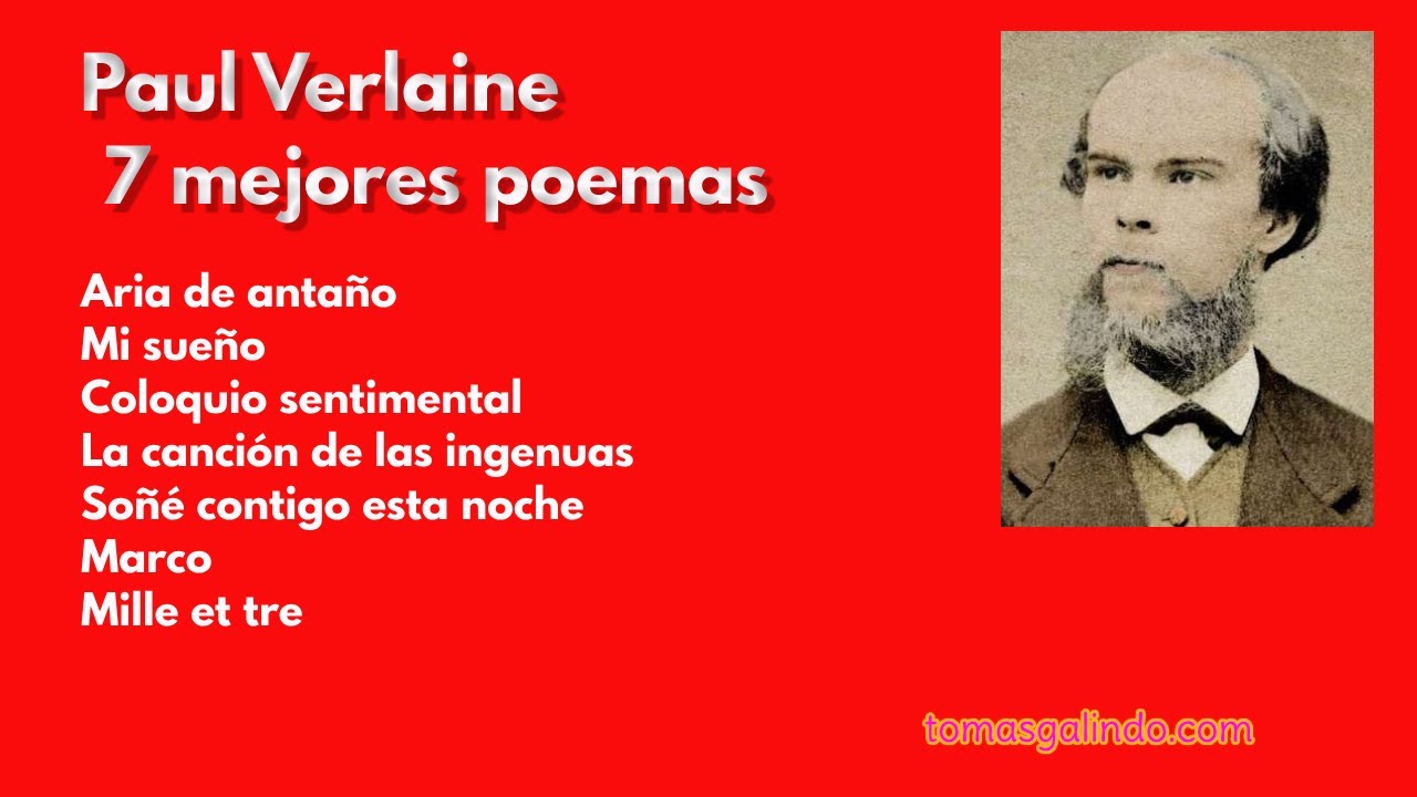 Paul Verlaine 7 mejores poemas