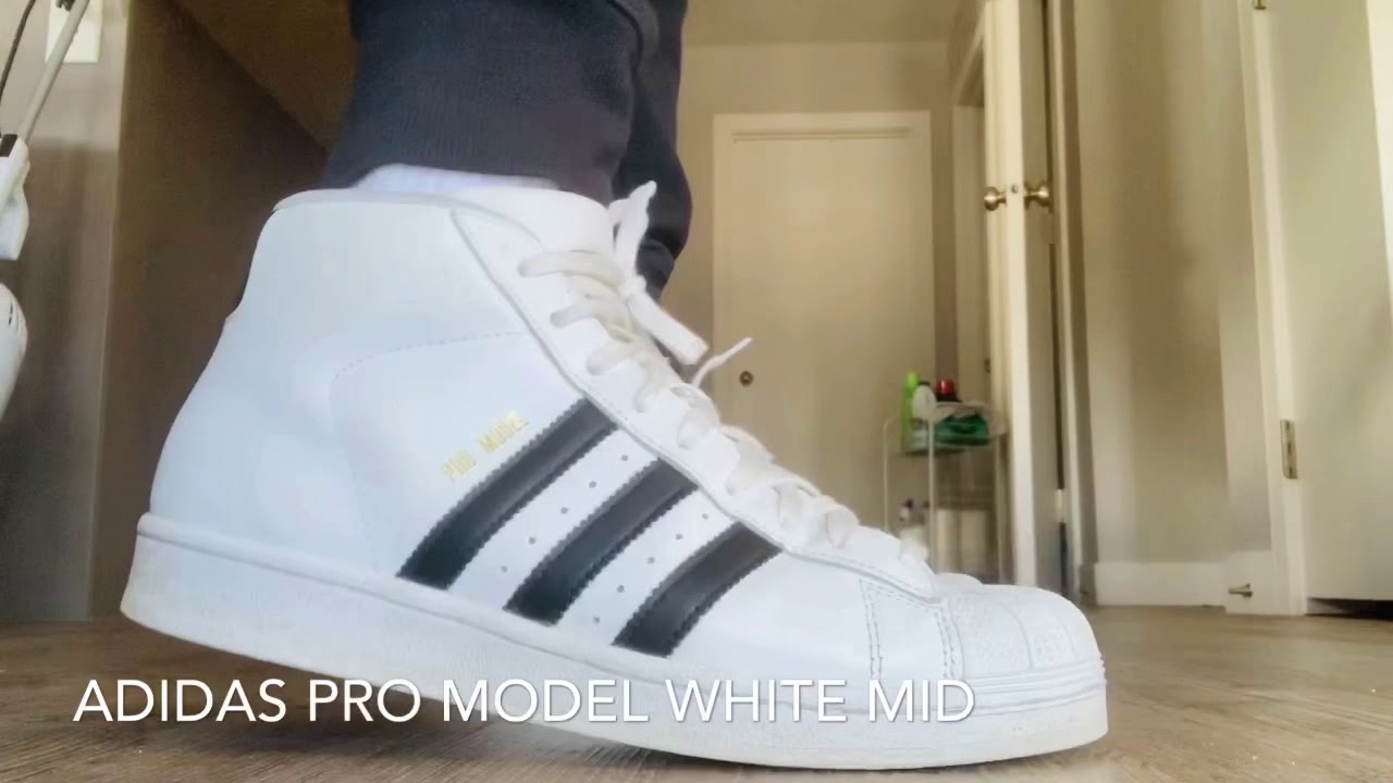 Adidas pro model on foot