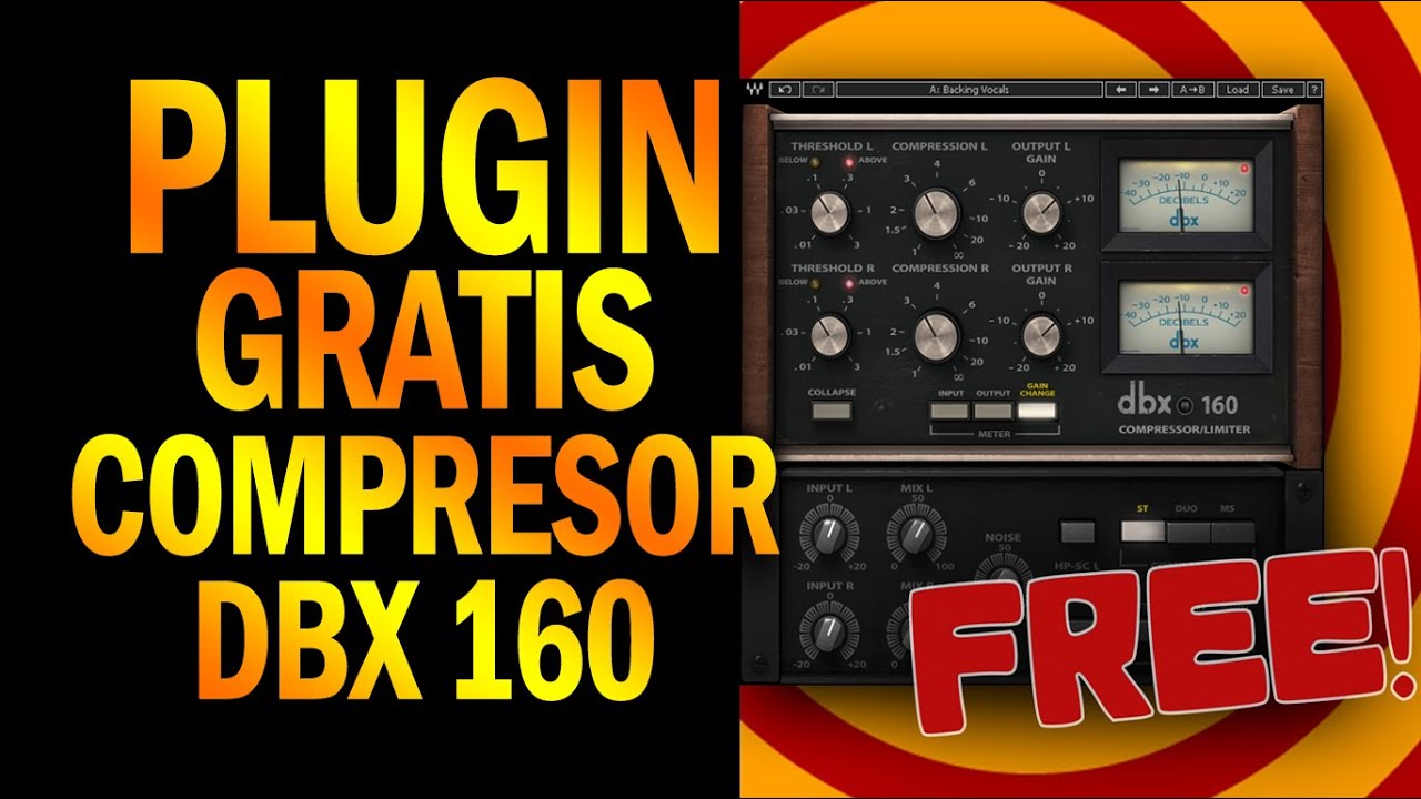 PLUGIN GRATIS WAVES DBX 160 ( + DESCARGA!! 👇)